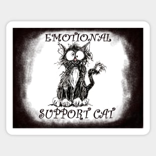 Emotional Support Cat Sticker